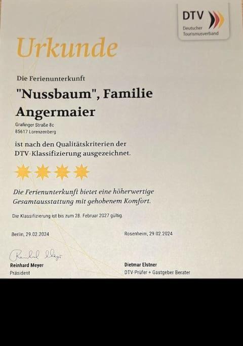 Nussbaum Bayerisches Voralpenland Апартаменты *